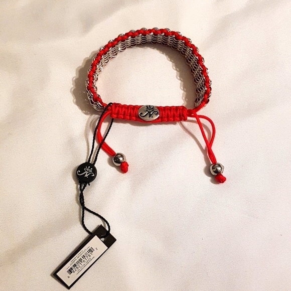 Joseph Nogucci bracelet Kismet red & silver New - Picture 1 of 6
